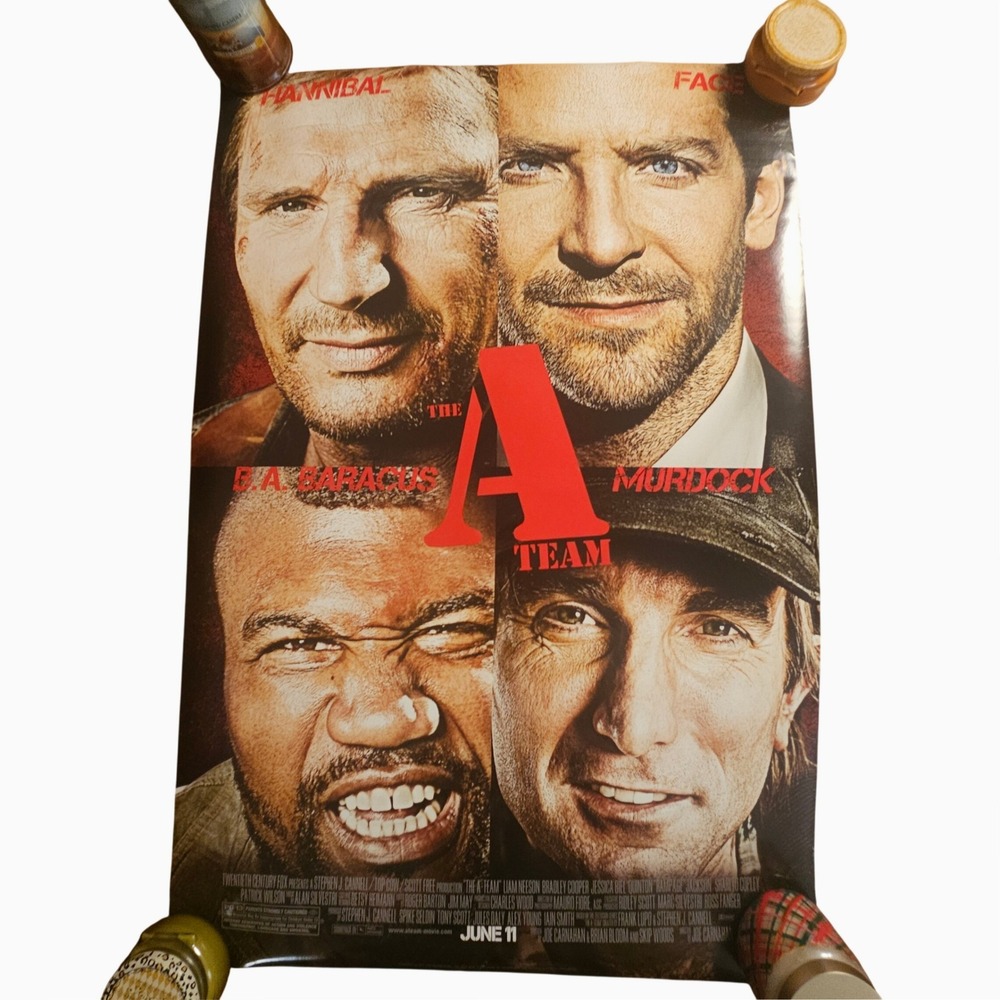 The A-Team 2010 Original Movie Poster 27x40 Liam Neeson Bradley Cooper‎ D/S